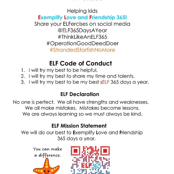 Stranded Starfish No More ELFercise Kit - Picture 6 of 6